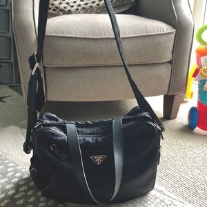 Prada diaper bag with certificate of authenticity